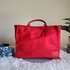 Red Tory Burch Nylon Tote